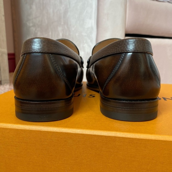 Louis Vuitton LV Brown Loafers size 7.5 8 9 10 11 new in box - Picture 6 of 16